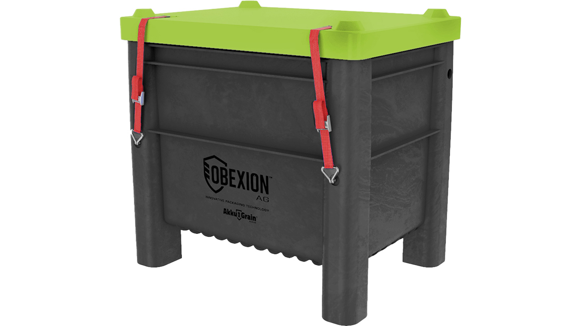 DGeo’s Obexion AG containers, powered by AkkuGrain®, provide safe, reliable, reusable lithium battery transport and storage.